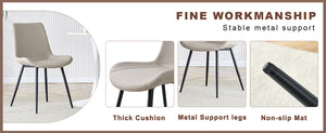 English Elm Table and Chair Set Adjustable Height Mdf Wood Grain Top with Four Pu Seats W1151S03996