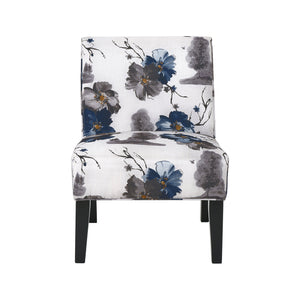 English Elm Christopher Knight Home® - Accent Chair - Mid-Century Modern Comfort, Blue Upholstery, Durable Rubberwood Frame, Stylish Design N771P218158Z