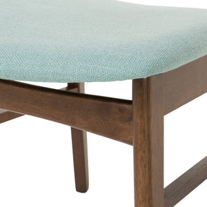 English Elm Christopher Knight Home® - DINING Chair with Cushioned Fabric Seat and Polished Wood Frame — Elegant Modern Comfort for Home Mint 58925.00MNT