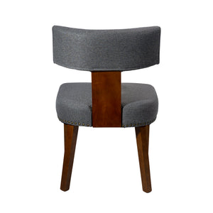 English Elm French Country Barstools Solid Wood Cabriole Legs Upholstered Cushion Set of 2 W1622P411743