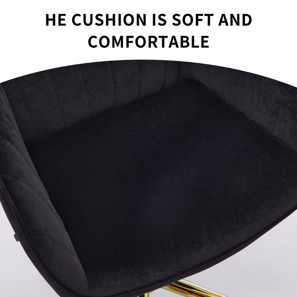 English Elm Ty Ergonomic Swivel Office Chair - Plush Velvet, Memory Foam Support, Stylish Design For Home & Work W2311P199079-GIGA