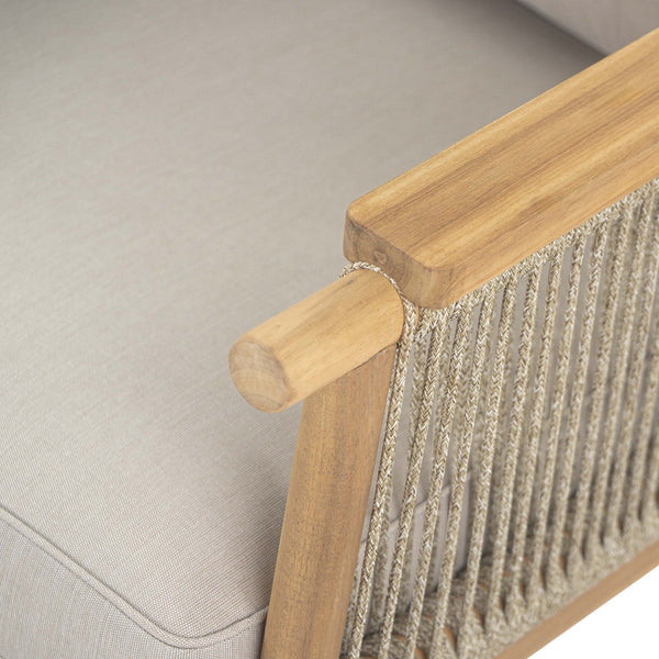 English Elm Christopher Knight Home® - Sumbawa Outdoor Club Chair - Stylish Acacia Wood Frame With Water-Resistant Cushions For Comfort N775P226075B