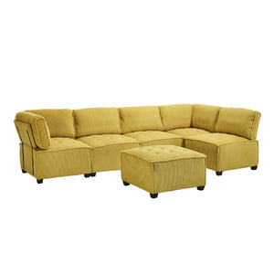 English Elm United We Win U-Shaped Modular Sectional Sofa With Reversible Chaise - Plush Comfort & Style! W1568S00153-GIGA