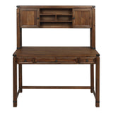 OSP Home Furnishings Baton Rouge Hutch Brushed Walnut