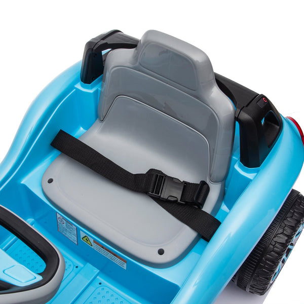 English Elm 12v Licensed Volkswagen Beetle Ride on Car with Remote Control and Suspension for Kids Blue W1578P418192