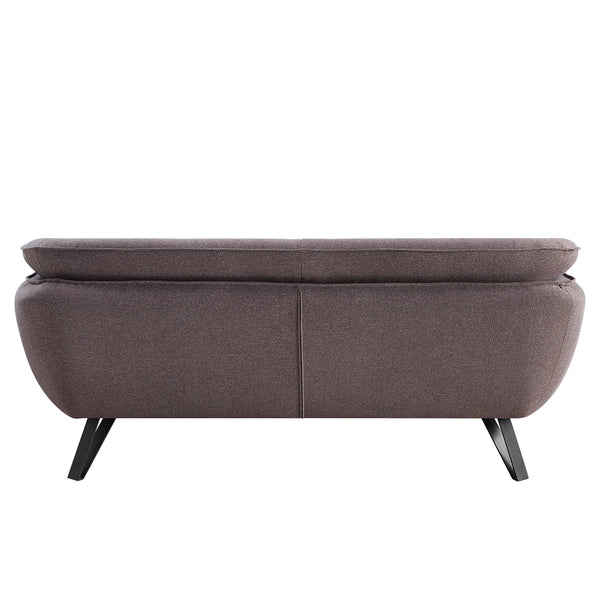 English Elm Dalya Velvet Upholstered Sofa Low Profile Contemporary Living Room Seating B2726P468879