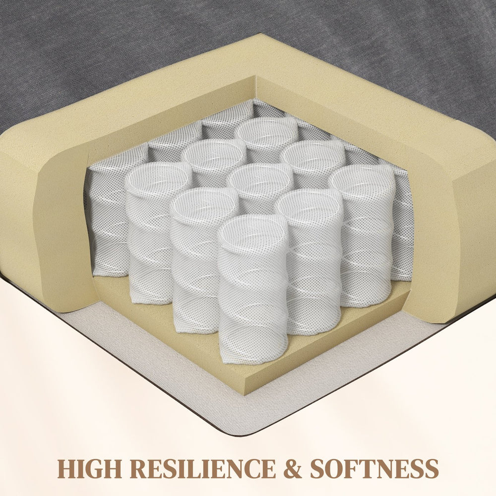 English Elm HOMCOM Oversized Vibration Massage Recliner with Heat, Swivel Rocker, Footrest, Remote, Pockets W2225P217222