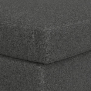 English Elm Charlie Deep Seater Left Sectional Sofa with Extra-Wide Chaise, Eco Performance Fabric, 122" Oversized Lounge Gray B136P199284