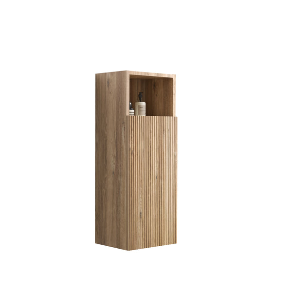 English Elm Cc1014s112310 Floating Wall Cabinet Slim Wood Grain Push Open Bathroom Storage W1865P444263