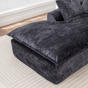 English Elm 103" Cloud Sectional Couch - Modern L-Shape Chaise Sofa With Compressed Memory Foam & No Assembly! W1170S00042