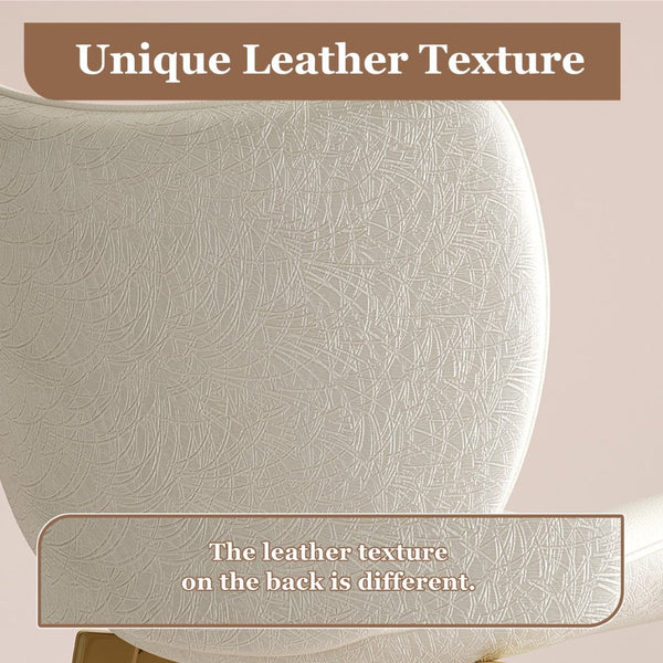 English Elm Set Of 2 Elegant Pu Leather Dining Chairs With Gold-Plated Steel Legs For Modern Home Décor W509P375683-GIGA