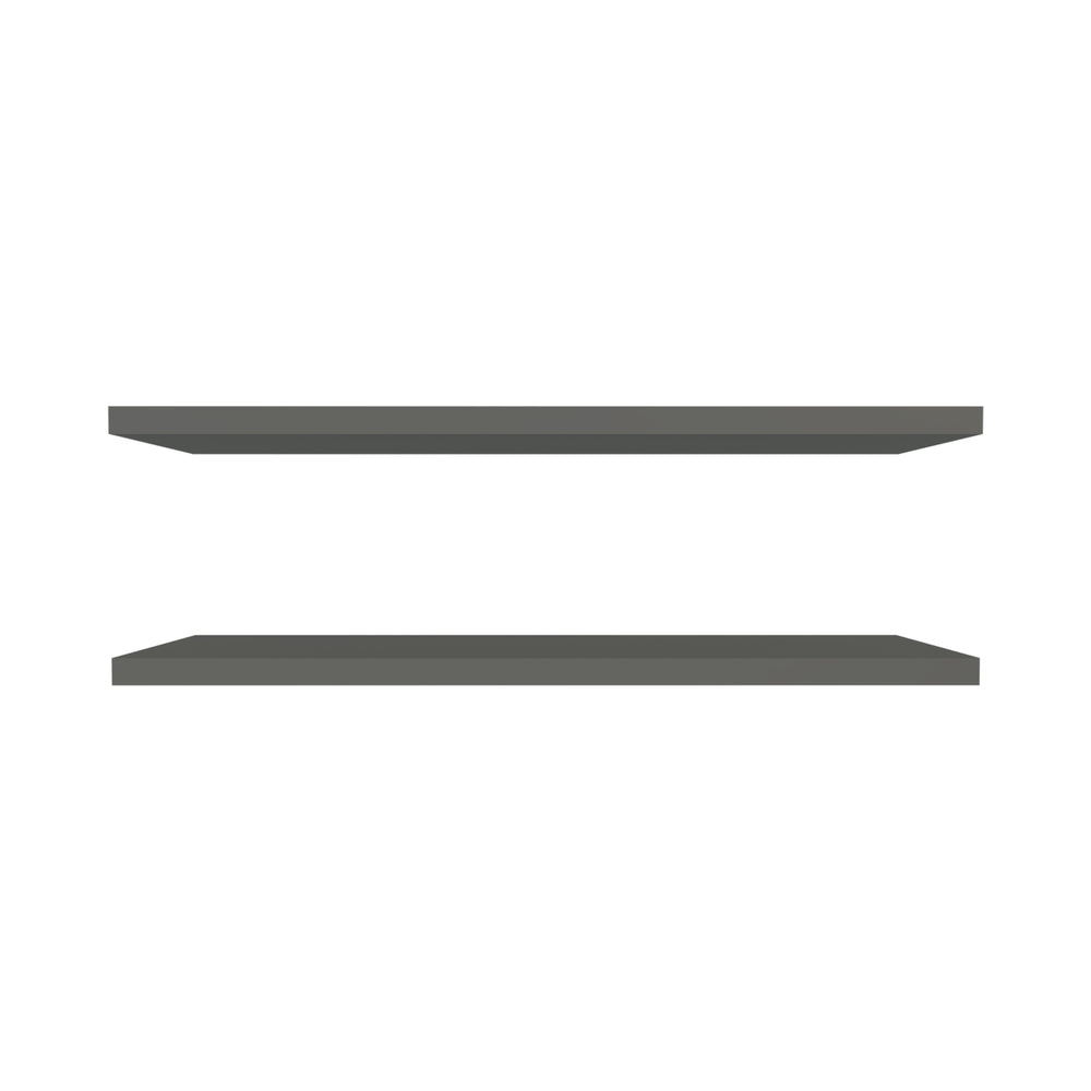 English Elm Floating Shelves – Modern Matte Gray Design For Stylish Storage & Display In Any Room Or Office Space B097P250911