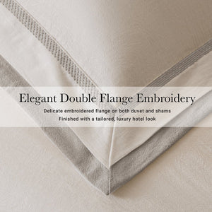English Elm 3-Piece Queen Coverlet Set Matelassé Elegance with Two Shams — Soft Polyester-Rayon Texture, Durable Comfort Grey+White 5.27 L x 14.37 W x 12.6 H B035P381310