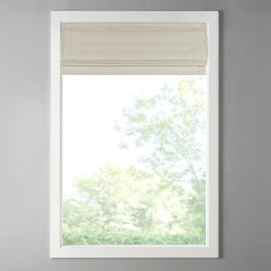 English Elm Printed Faux Silk Room Darkening Cordless Roman Shade with Thermal Foam Backing, OEKO-TEX Certified Elegance Ivory 6.36 L x 11.42 W x 7.48 H B03598304