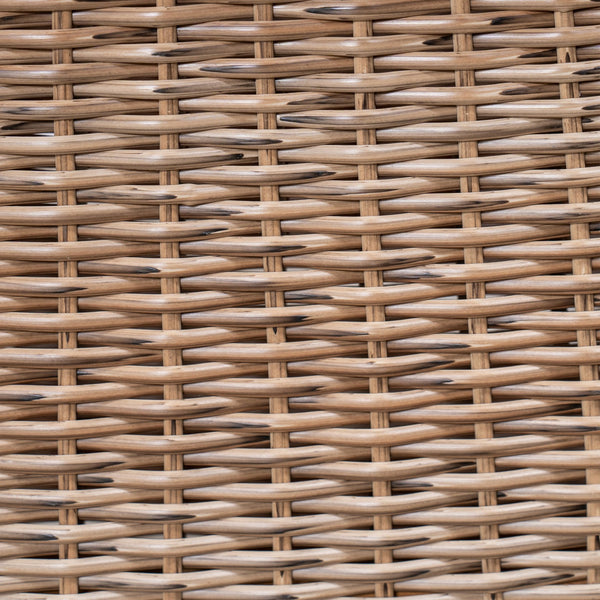 English Elm Christopher Knight Home® - Outdoor Acacia Wood Bench With Teak Finish & Handwoven Brown Wicker Legs For Stylish Seating N773P286716B