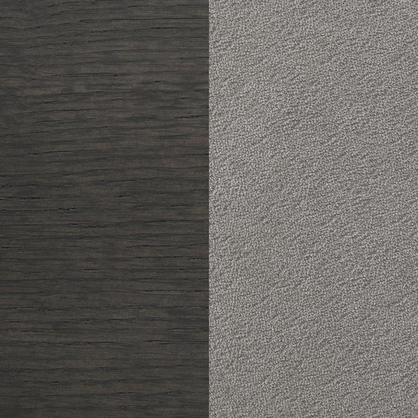 English Elm Fabric Button-Tufted Upholstered Wood Dining Bench in Dark Grey — Durable Rubberwood, Padded Comfort B016P368754