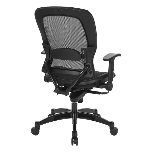 OSP Home Furnishings Manager's Ergonomic Mesh Office Chair with Lumbar Support and Synchro Recline Mechanism 2787R
