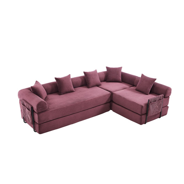 English Elm United We Win Versatile Convertible Folding Sofa Bed With Memory Foam For Apartments & Guest Rooms W1568S00249-GIGA