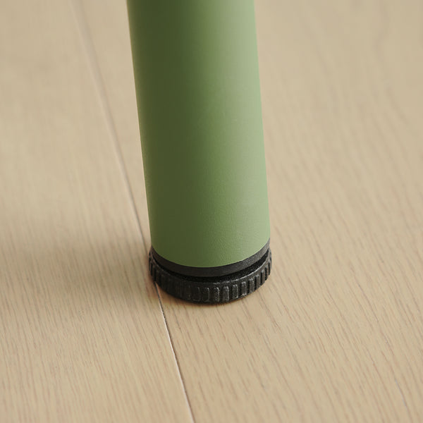 English Elm Sera outdoor square table - waterproof metal courtyard bistro table for balcony, villa, versatile seating Antique Green W3318P308266