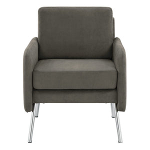 OSP Home Furnishings Lounge Seating with Chrome Base and High Density Foam for Modern Reception Areas Chair SL5601-SK2
