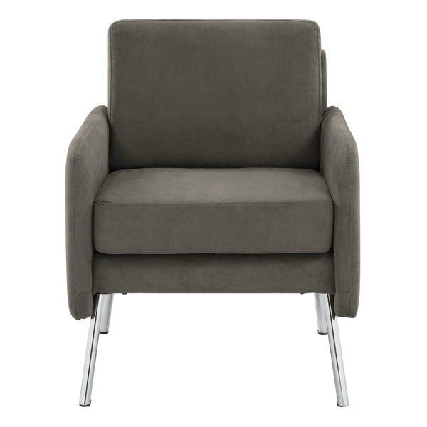 OSP Home Furnishings Lounge Seating with Chrome Base and High Density Foam for Modern Reception Areas Chair SL5601-SK2