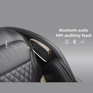 English Elm "Luxury Luxury 3D Zero Gravity Massage Chair with Mechanical Hand, SL-Track, Heated Back & Calves, Shiatsu, Bluetooth Speakers and Smart LCD Control for Home & Office Comfort W3327P296152