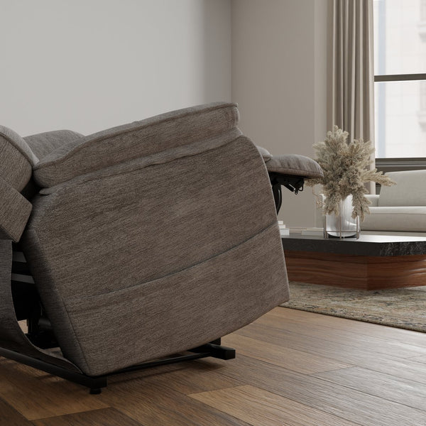 English Elm Plush Lucie Dove Power Lift Chair with Ultra-Plush Upholstery, USB Port, Dual Pockets, Quiet Lift Recliner B339P409523