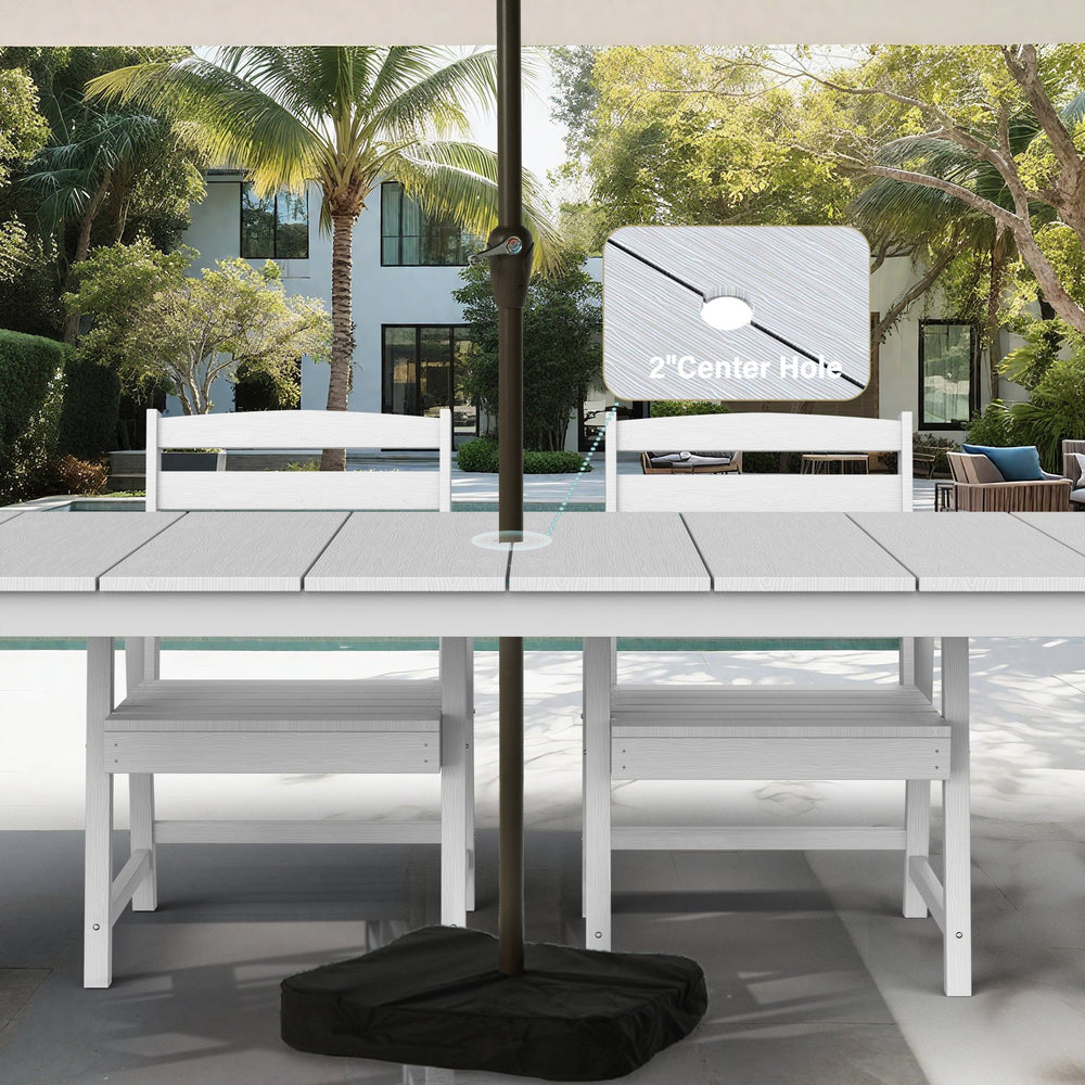 English Elm A Versatile Outdoor Dining Table For Patios, Balconies, And Gardens – Stylish & Low-Maintenance! T3898P371387