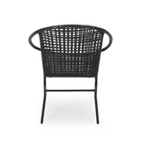 Christopher Knight Home® - Noble House - Java Outdoor Modern Faux Rattan Club Chair - Set Of 2