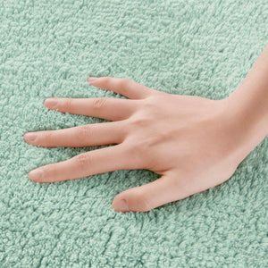 English Elm 1 Heavyweight Cotton Tufted Bath Rug Reversible Spa Grade Absorbent Floor Mat Green B035P319563