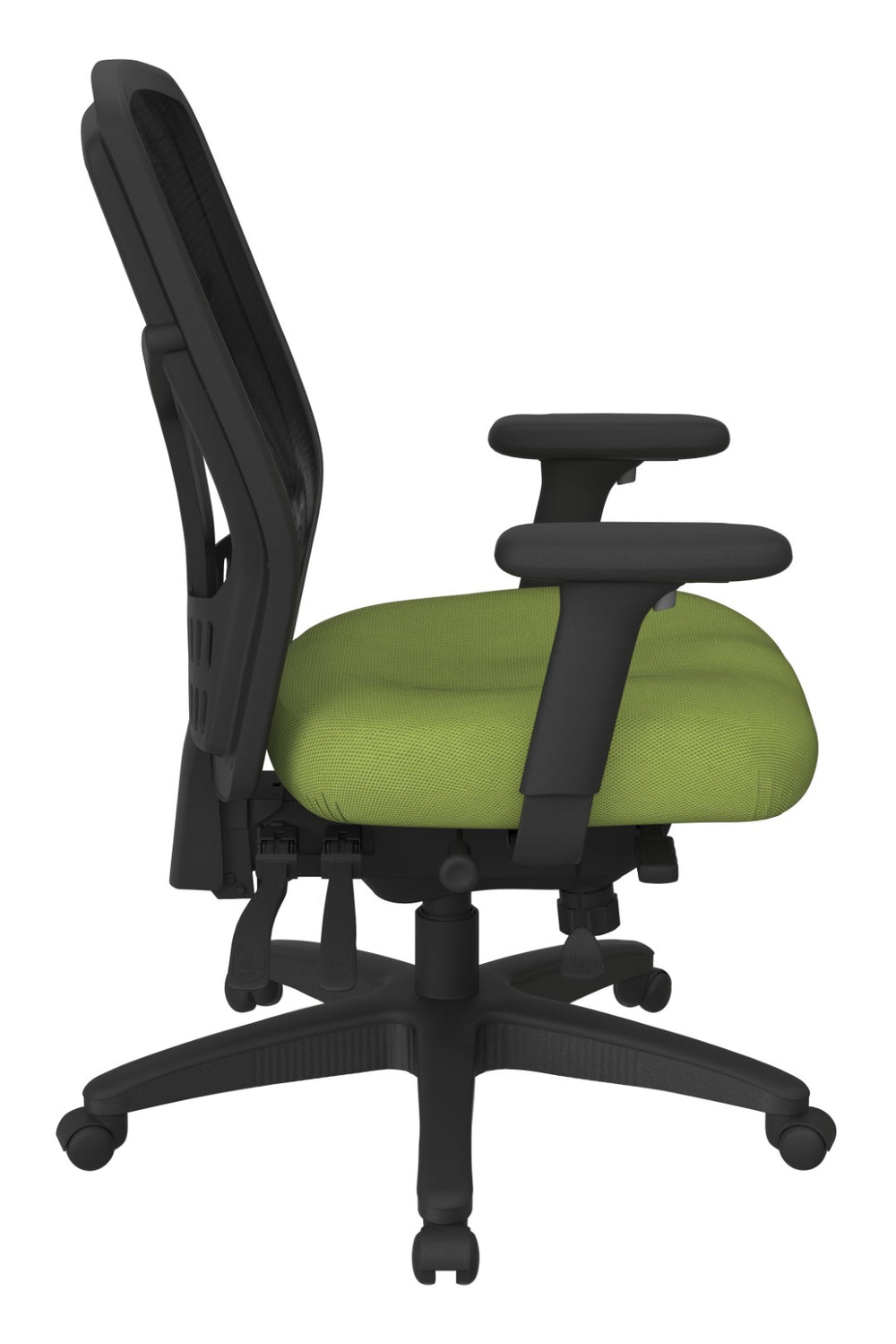 OSP Home Furnishings Progrid® Ergonomic Mesh High Back Office Chair with Lumbar Support and Pneumatic Controls 92892-6
