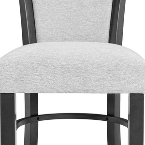 English Elm Farmhouse Swivel Barstools with X Back Solid Wood Frame for Kitchen Islands Set of 2 B056P416857