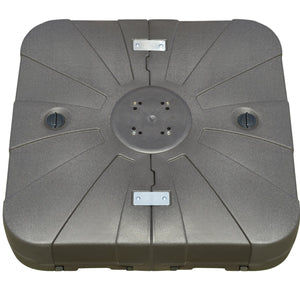 English Elm Heavy Duty Hdpe Steel Cantilever Umbrella Base with Wheels for Patio Stability T3971P426172