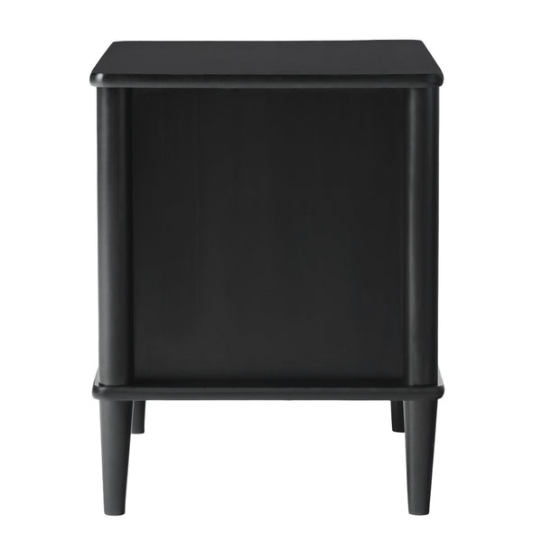 Spindle Mid-century Modern Nightstand with Drawer and Open Cubby for Stylish Storage Solutions