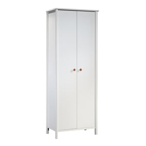 English Elm Storage Cabinet - Sleek White Finish With Adjustable Shelves For Stylish, Versatile Organization Solutions B356P402649-GIGA