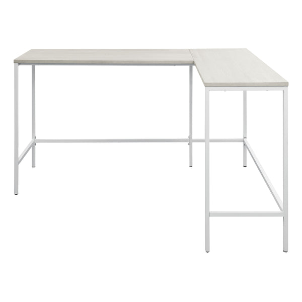 OSP Home Furnishings Contempo L-shaped Desk White Oak