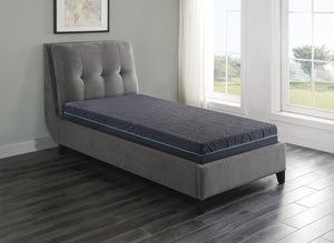 English Elm 8" Gel-Infused Memory Foam Hybrid Twin Mattress - 4-Layer Ventilated Foam & Pocket Coils, Firm Comfort B011P213342