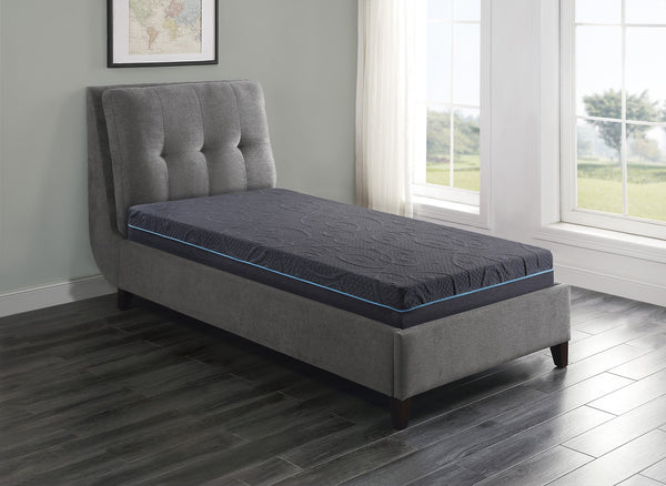 English Elm 8" Gel-Infused Memory Foam Hybrid Twin Mattress - 4-Layer Ventilated Foam & Pocket Coils, Firm Comfort B011P213342