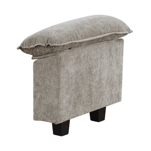 English Elm Modern Plush Chenille Loveseat with Pocket Coil Support, Reversible Cushions & Removable Zippers for Easy Care and Lasting Comfort Brown Gray,Pewter 34.5 L x 29 W x 8.5 H B011S01813