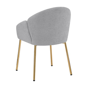 English Elm Christopher Knight Home® - Dining Chair Set Of 2 - Modern Grey Upholstered Metal Chairs For Stylish Dining & Home Bars N779P186914G