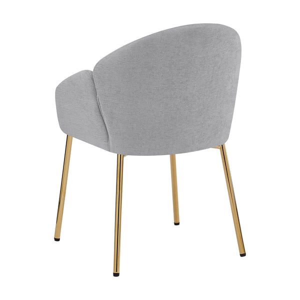 English Elm Christopher Knight Home® - Dining Chair Set Of 2 - Modern Grey Upholstered Metal Chairs For Stylish Dining & Home Bars N779P186914G