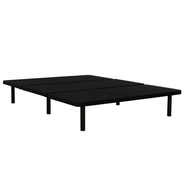 English Elm Bedroom Upholstered Platform Bed Frame Twin with Minimalist Design, Sturdy Support & Storage Space Black 39 L x 25 W x 7 H B2741P283775