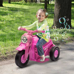 English Elm Qaba 6v Toddler Electric Motorbike with Bubble Machine Led Light and Music W2225P249811