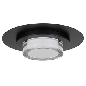 English Elm 12 Inch Square Integrated Led Flush Mount Dimmable Ceiling Light with Acrylic Diffuser Black B370P400759