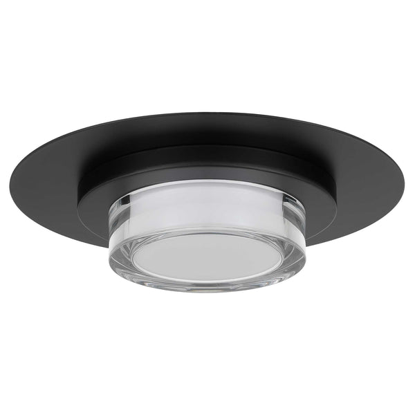 English Elm 12 Inch Square Integrated Led Flush Mount Dimmable Ceiling Light with Acrylic Diffuser Black B370P400759