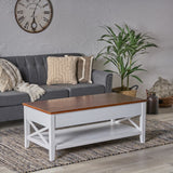 Christopher Knight Home® - Noble House - Decatur Farmhouse Faux Wood Lift Top Coffee Table