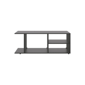 English Elm Entertainment Center Barton Black – Compact Engineered Wood TV Stand with Spacious Shelves & Ample Storage B092P238705