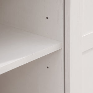 English Elm Farmhouse 60" TV Stand for 65-70" TVs, 33" High Highboy Console with Sliding Barn Doors, Rustic Storage W3151P264500