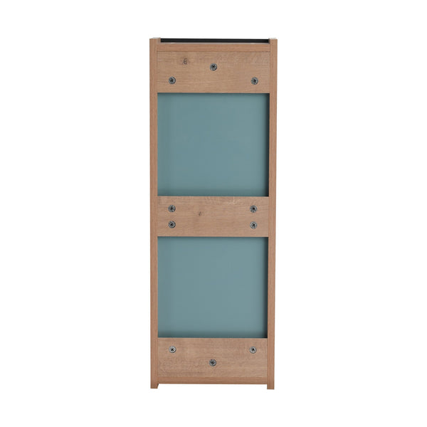 English Elm 10'' Floating Bathroom Mirror Cabinet Plywood Body Acrylic Door Adjustable Shelf W999P470297