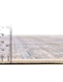 Unique Loom Deepa Ordine Machine Made Geometric Rug Gray Blue, Ivory 9' 0" x 11' 8"